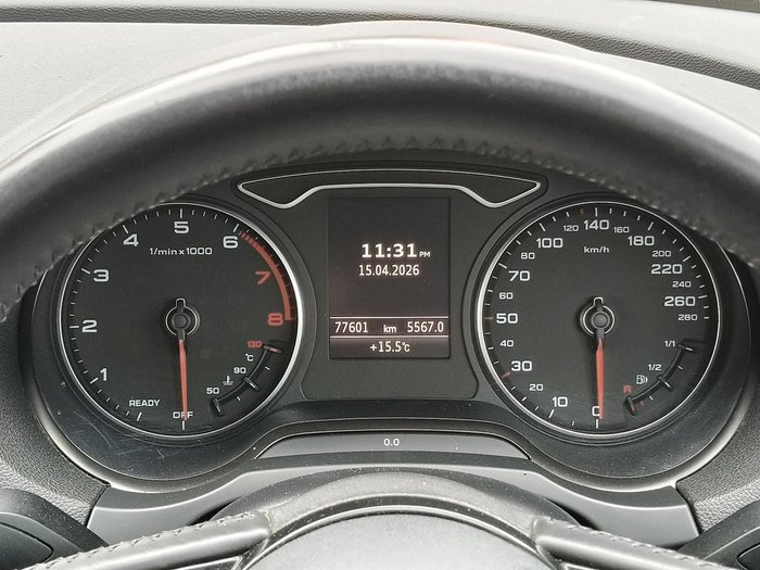 2016 Audi A3 8V MY17 Monsoon Grey