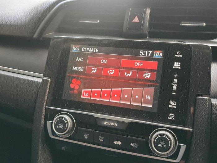 2016 Honda Civic RS 10th Gen MY16 White Orchid