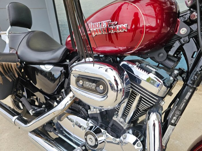 2015 HARLEY-DAVIDSON XL1200C 1200 CUSTOM Red