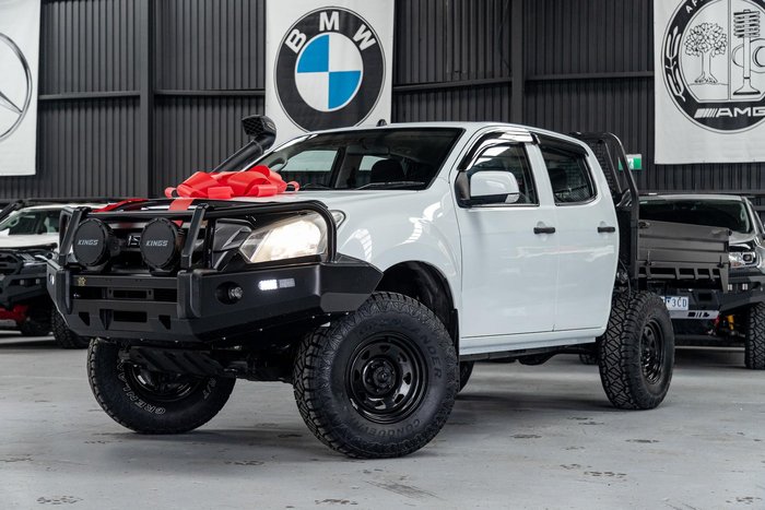 2020 Isuzu D-MAX SX MY19 4X4 Dual Range Splash White