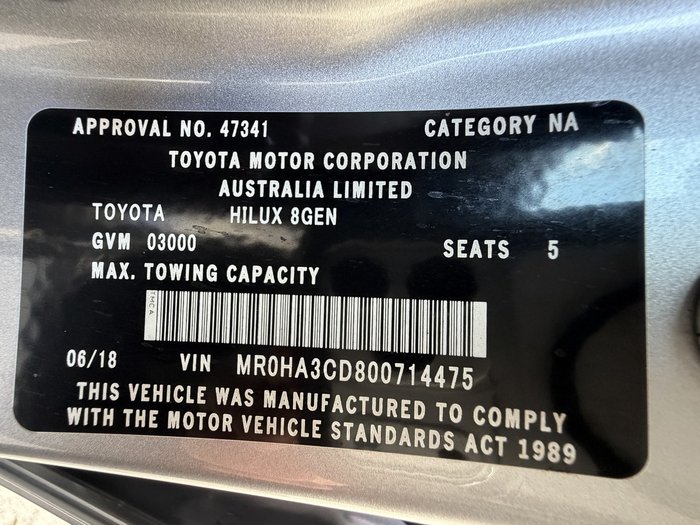 2018 Toyota Hilux Rogue