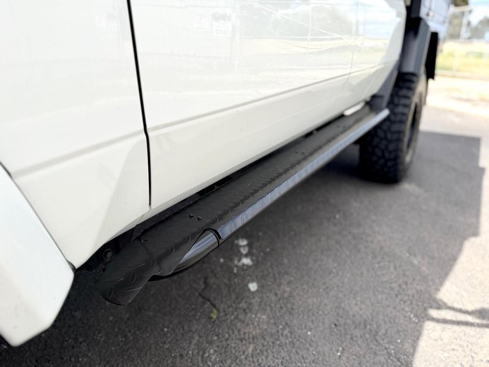 2018 Toyota Landcruiser Workmate VDJ79R 4X4 Dual Range French Vanilla