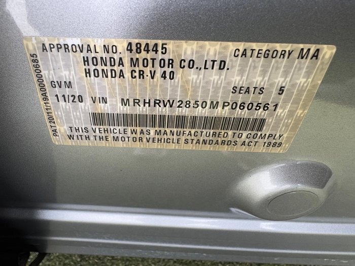 2020 Honda CR-V VTi L AWD