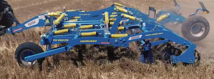 0 FARMET Triolent TX 600 PS Heavy Duty Cultivator BLUE