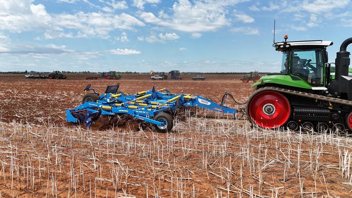 0 FARMET Triolent TX 600 PS Heavy Duty Cultivator BLUE