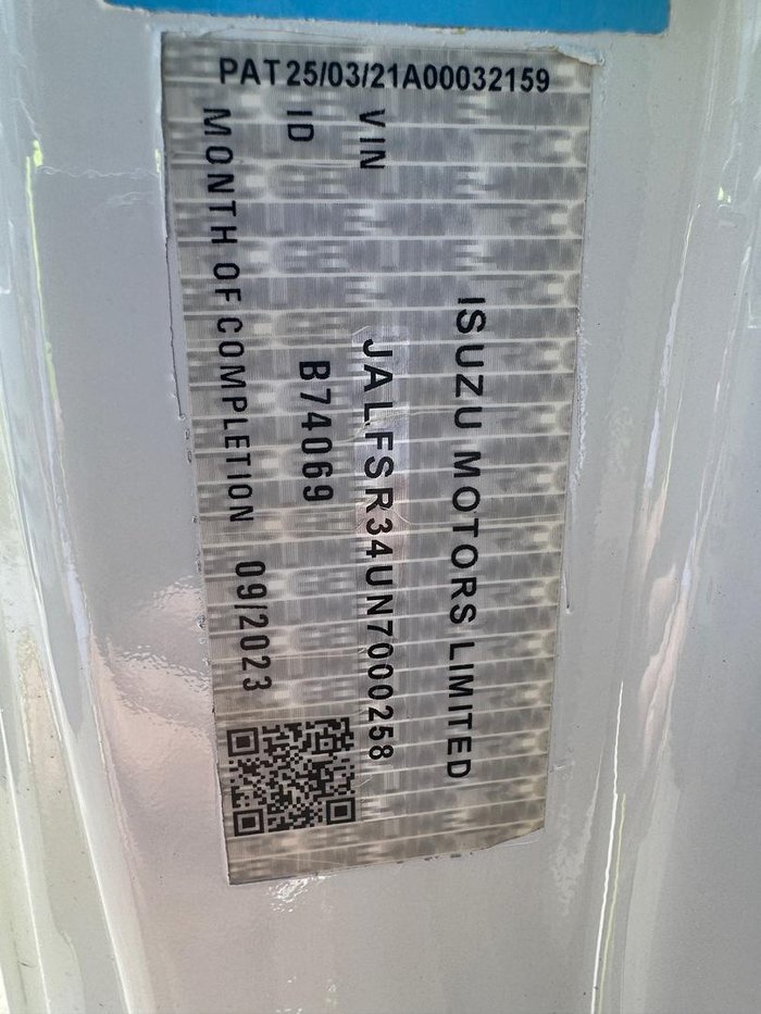 2023 Isuzu Fsr 140/260 Auto FSR 140/260 AUTO