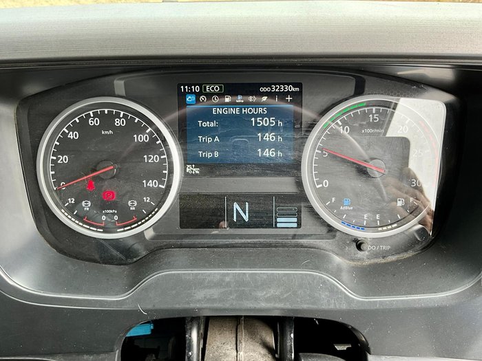 2023 UD Quon 460 Only 32329Klm 1505 Hours Suit New Byer $145500+Gst UD QUON 460 SINGLE DRIVE WHITE