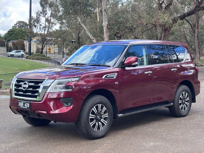 2025 Nissan Patrol Ti Y62 MY25 4X4 Dual Range Desert Red