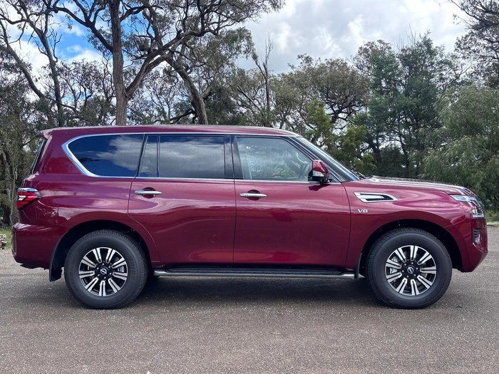 2025 Nissan Patrol Ti Y62 MY25 4X4 Dual Range Desert Red