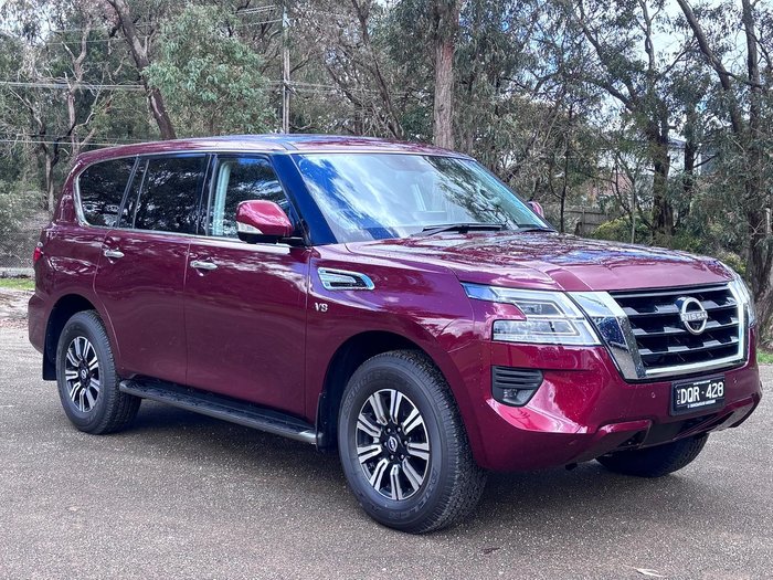 2025 Nissan Patrol Ti Y62 MY25 4X4 Dual Range Desert Red