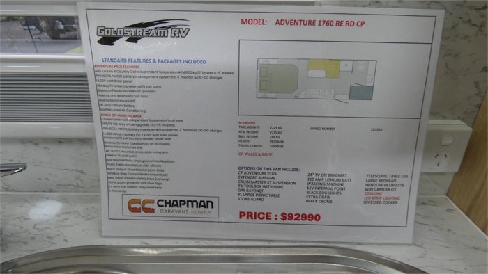 2025 Goldstream 1760 Series