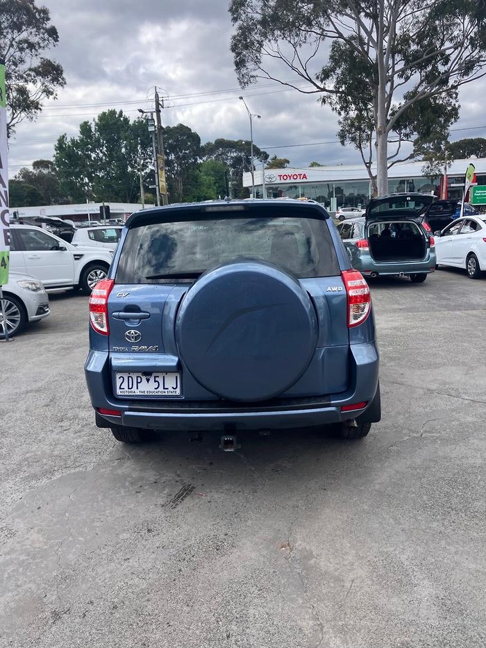2010 Toyota RAV4 CV ACA33R 4X4 On Demand Blue Storm