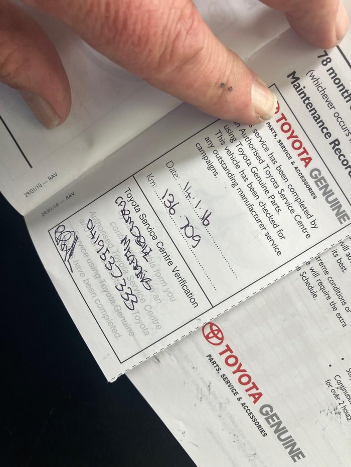 2010 Toyota RAV4 CV ACA33R 4X4 On Demand Blue Storm