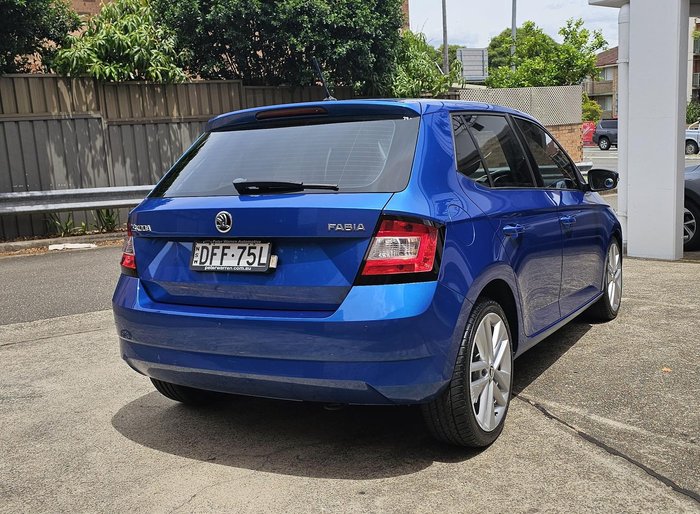 2016 SKODA Fabia 81TSI NJ MY16 Race Blue