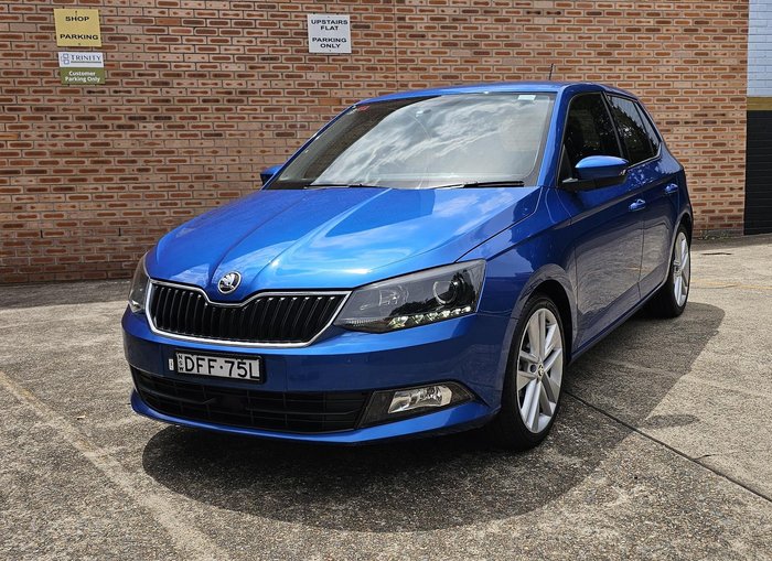 2016 SKODA Fabia 81TSI NJ MY16 Race Blue