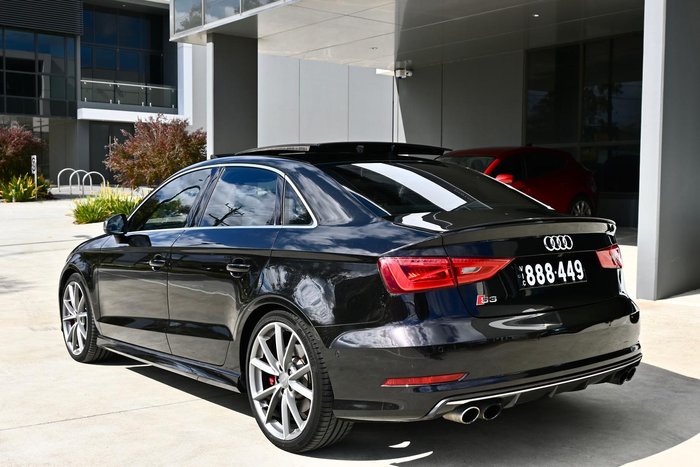 2015 Audi S3 8V MY16 Four Wheel Drive Brilliant Black