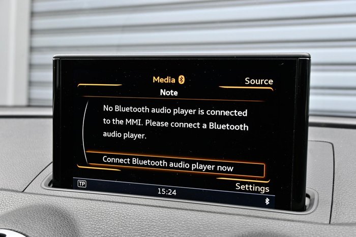 2015 Audi S3 8V MY16 Four Wheel Drive Brilliant Black