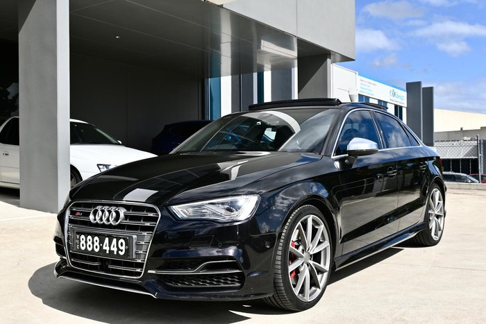 2015 Audi S3 8V MY16 Four Wheel Drive Brilliant Black