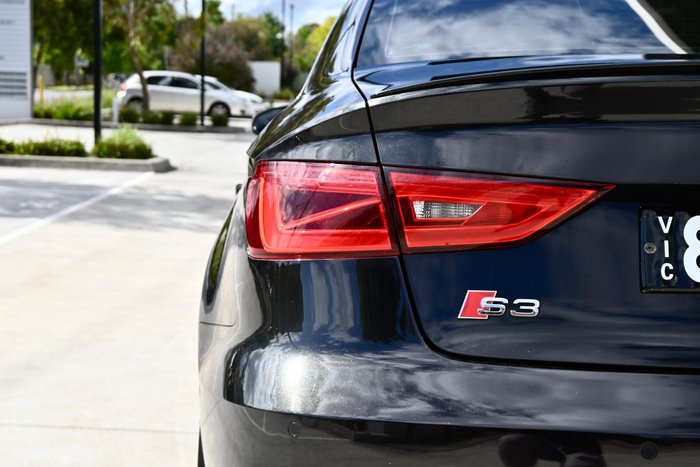 2015 Audi S3 8V MY16 Four Wheel Drive Brilliant Black