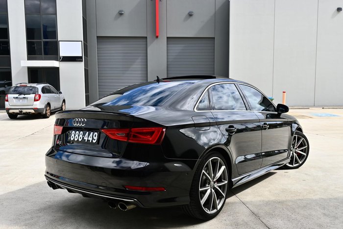 2015 Audi S3 8V MY16 Four Wheel Drive Brilliant Black