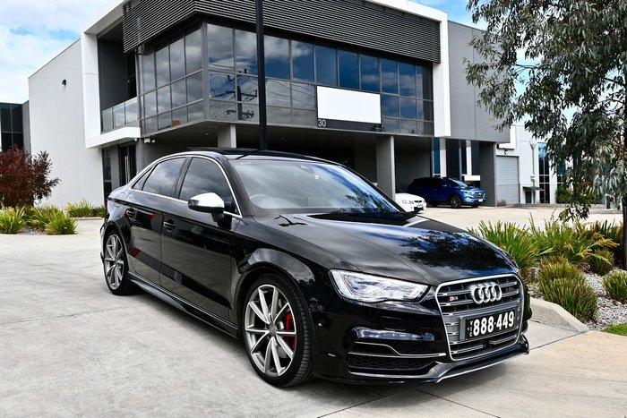 2015 Audi S3 8V MY16 Four Wheel Drive Brilliant Black
