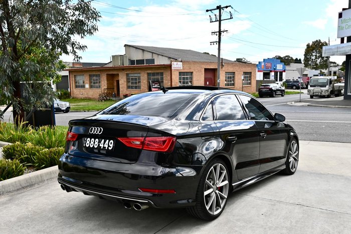 2015 Audi S3 8V MY16 Four Wheel Drive Brilliant Black