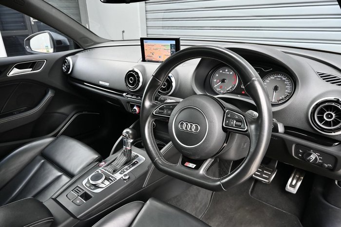 2015 Audi S3 8V MY16 Four Wheel Drive Brilliant Black