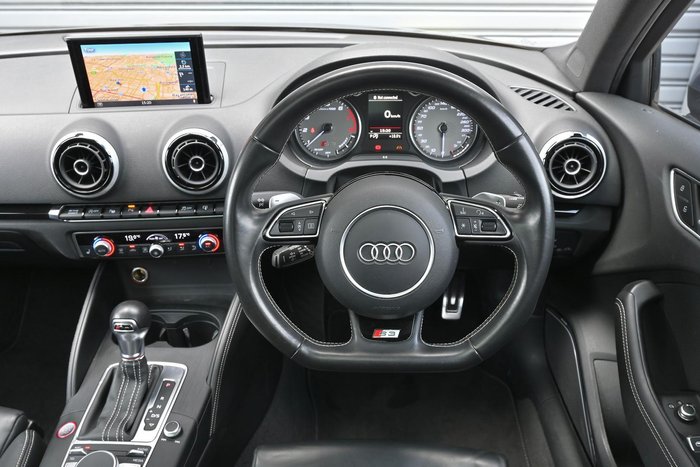 2015 Audi S3 8V MY16 Four Wheel Drive Brilliant Black