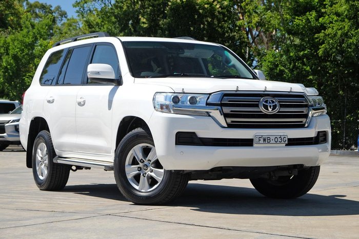 2017 Toyota Landcruiser GXL VDJ200R 4X4 Dual Range Glacier White