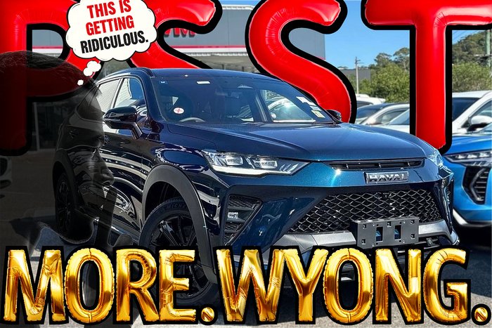 2025 GWM Haval H6GT Ultra B03 Four Wheel Drive Atlantis Blue (6Y01)