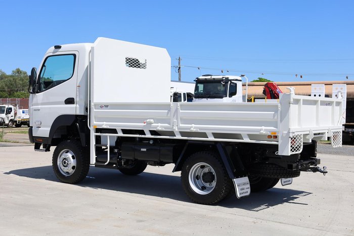 2025 Fuso Canter FG 4x4 Canter Tipper with Dropsides White