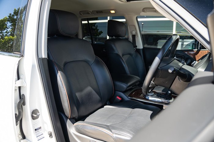 2021 Nissan Patrol Ti-L Y62 MY21 4X4 Dual Range Moonstone White