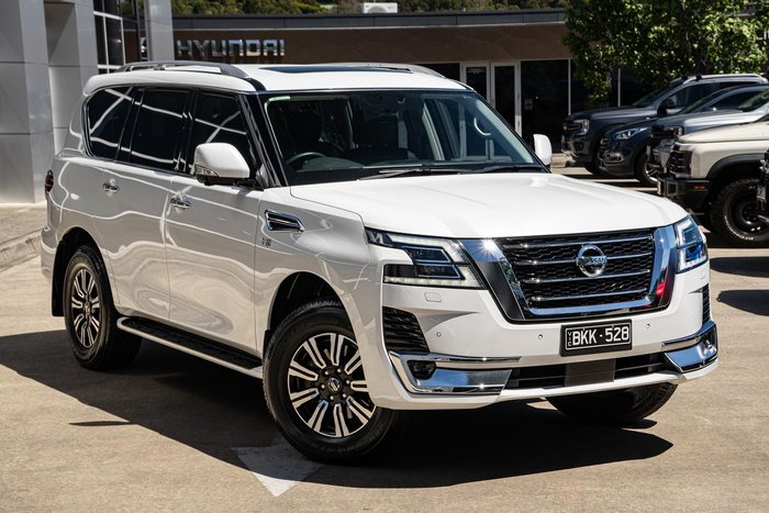 2021 Nissan Patrol Ti-L Y62 MY21 4X4 Dual Range Moonstone White