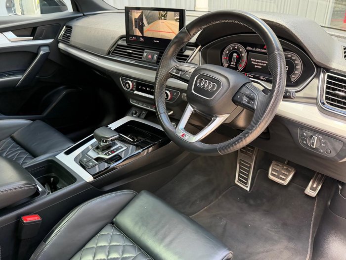 2022 Audi Q5 45 TFSI S line FY MY22 4X4 On Demand Glacier White