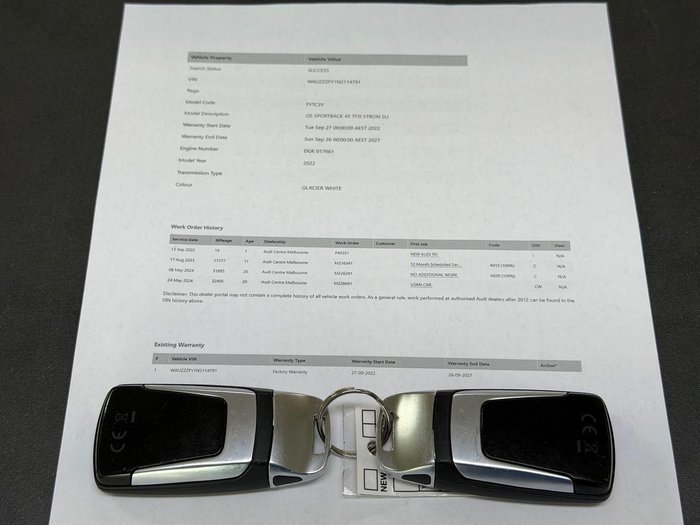 2022 Audi Q5 45 TFSI S line FY MY22 4X4 On Demand Glacier White