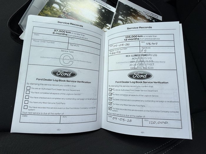 2017 Ford Escape Trend ZG MY18 AWD Maroon