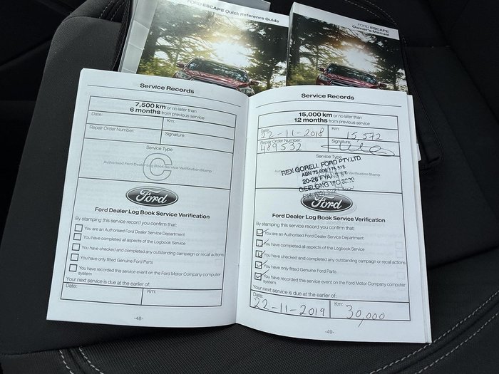 2017 Ford Escape Trend ZG MY18 AWD Maroon