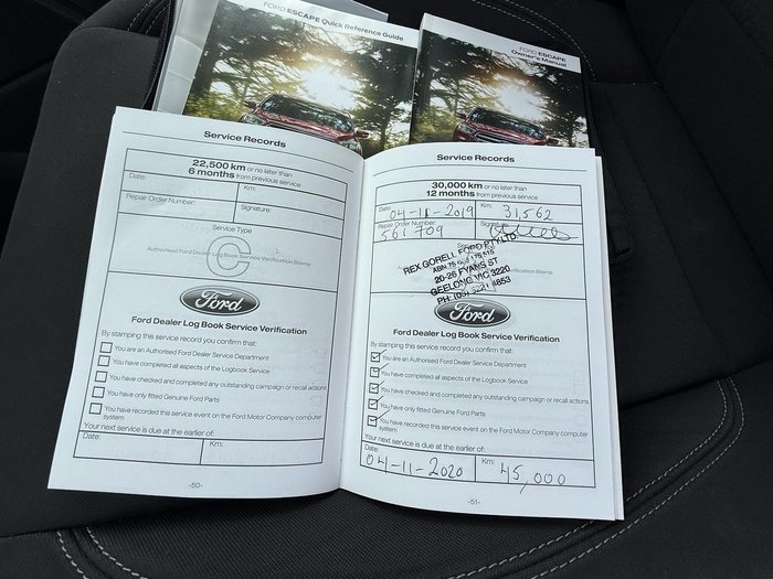 2017 Ford Escape Trend ZG MY18 AWD Maroon