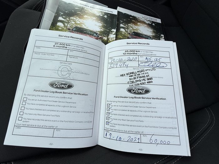 2017 Ford Escape Trend ZG MY18 AWD Maroon