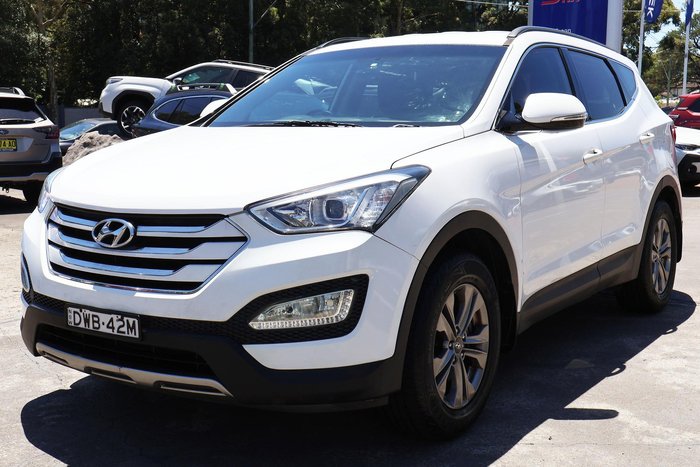 2014 Hyundai Santa Fe Active DM2 MY15 4X4 On Demand Creamy White