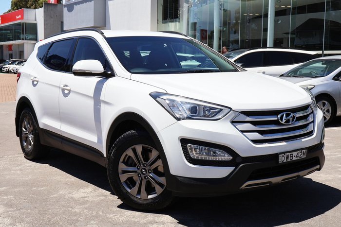2014 Hyundai Santa Fe Active DM2 MY15 4X4 On Demand Creamy White