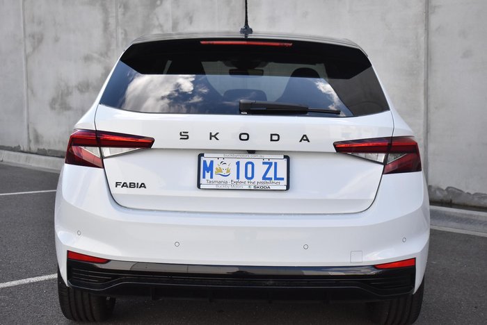 2025 SKODA Fabia 110TSI Monte Carlo PJ MY25 Moon White