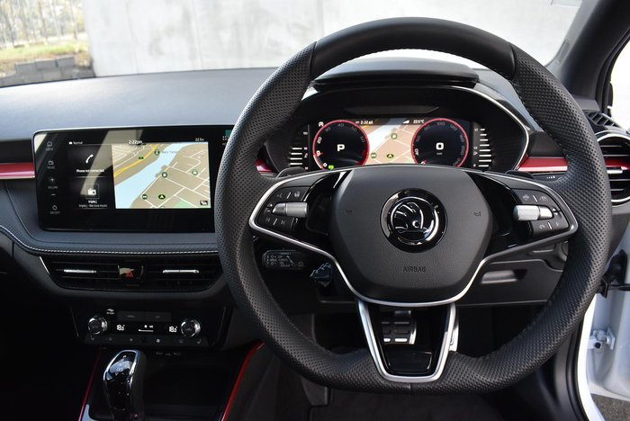 2025 SKODA Fabia 110TSI Monte Carlo PJ MY25 Moon White