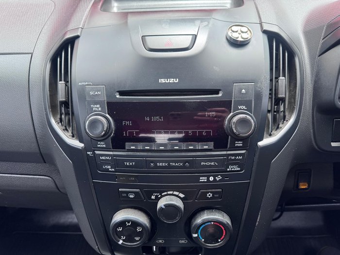 2015 Isuzu D-MAX SX MY15 4x2 Splash White