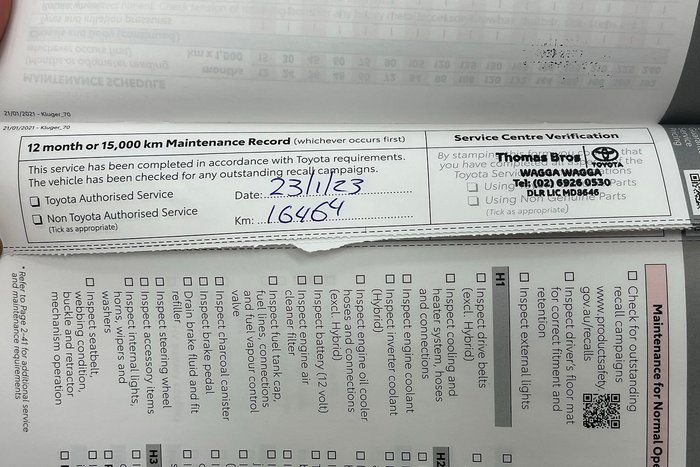 2022 Toyota Kluger GX