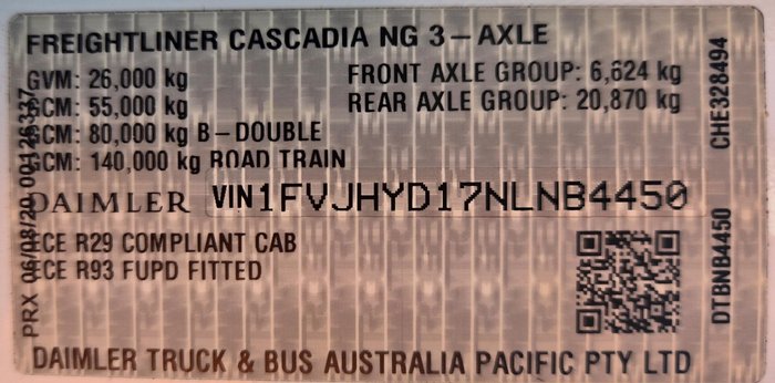 2021 Freightliner Cascadia WHITE