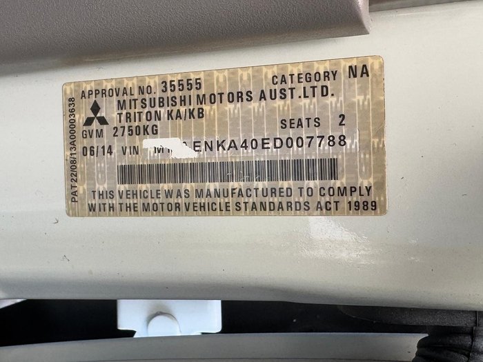 2013 Mitsubishi Triton GL