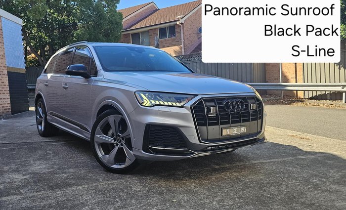 2021 Audi Q7 50 TDI S line 4M MY22 Four Wheel Drive Daytona Grey Pearl