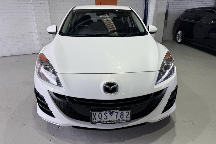 2010 Mazda 3 Maxx BL Series 1 MY10 Crystal White Pearl
