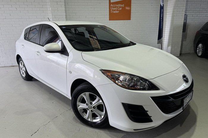 2010 Mazda 3 Maxx BL Series 1 MY10 Crystal White Pearl